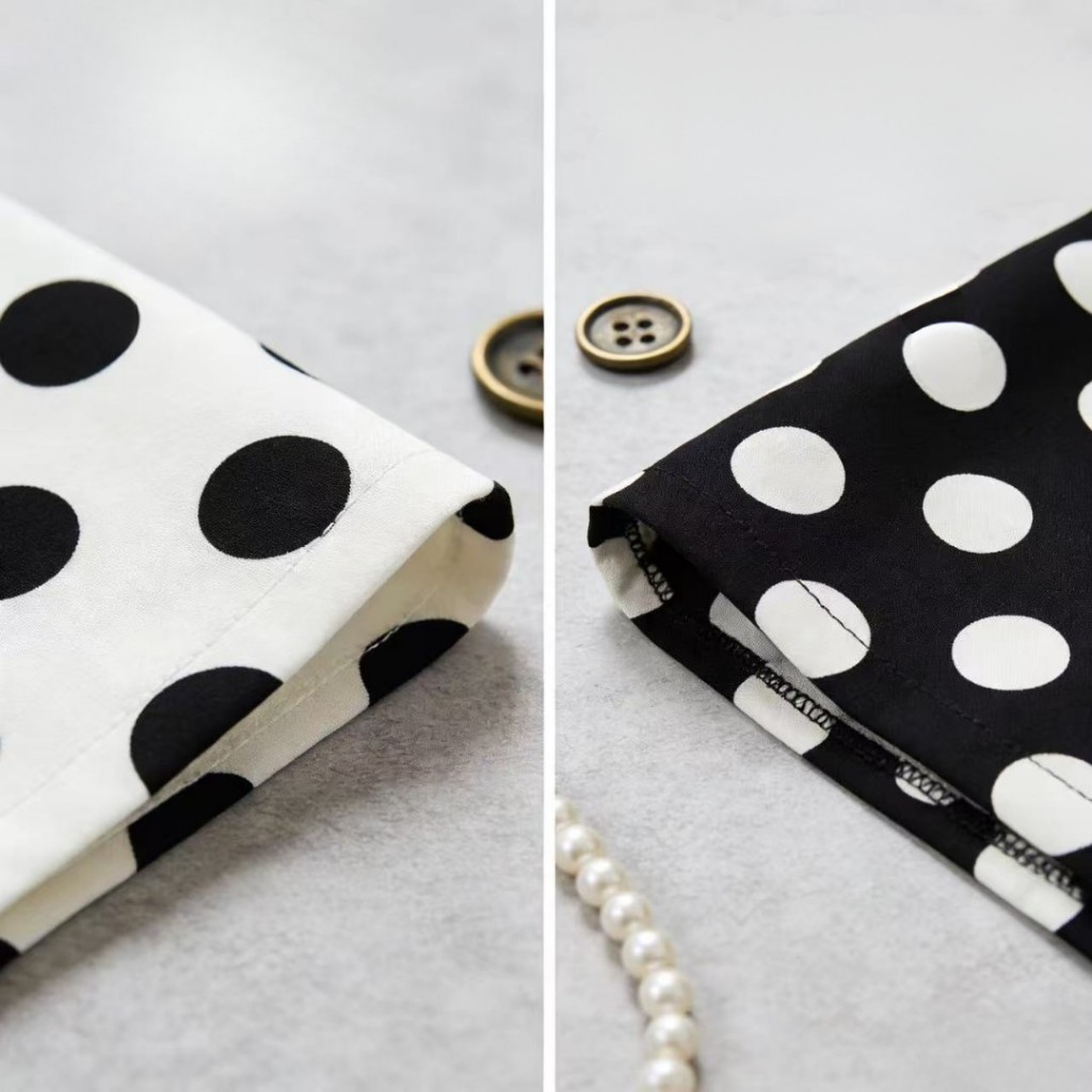 มาใหม่ฤดูใบไม้ผลิและฤดูร้อนกระโปรงสีดำและสีขาวมินิลายจุดกระโปรงเอวสูงกระโปรงแฟชั่นดูผอม2043 - รูปที่ 6