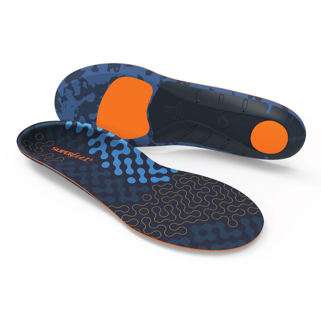 SUPERFEET RUN CUSHION MEDIUM ARCH - RNG SPORT แผ่นรองเท้าสำหรับวิ่งสำหรับนักวิ่งโดยเฉพาะ