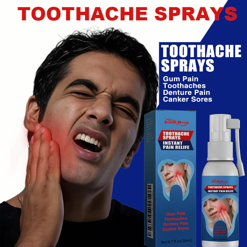 South Moon Toothache Spray Oral Care Soothes Cavities ubat sakit gigi berkesan