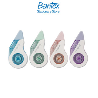 Bantex ลิขวิดลบคําผิด เทปลบคำผิด ลิคควิดเทป เครื่องเขียน เทปเปลี่ยนไส้ได้ 4 สี 3ขนาด Correction tape