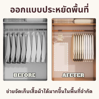Livio.ไม้แขวนเสื้อกำมะหยี่ กันลื่น 50 ตัว กันลื่น ป้องกันรอยขีดข่วนไม่ทำลายเสื้อผ้า กันลื่นแน่น ทนทาน