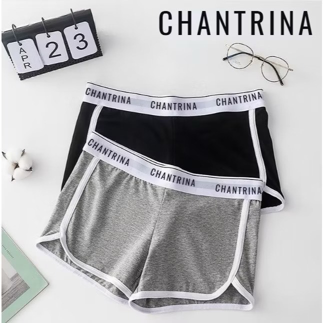 กางเกงขาสั้น บ๊อกเซอร์ผู้หญิง 1 ตัว Chantrina บ็อกเซอร์ผู้หญิง กางเกงในหญิง ใส่สบาย ผ้านุ่ม พร้อมส่ง