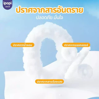 [สินค้าใหม่1กระปุก] ipopi ฺBarrel pure water wet wipes ทิชชู่เปียก แบบกระปุก อ่อนโยนต่อผิว ไร้สารอันตราย 160 แผ่น/กระปุก