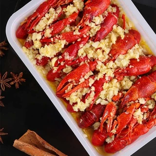 กุ้งเครฟิช (เสี่ยวหลงเซี่ย) แช่แข็ง 3 รสชาติ (หม่าล่า/กระเทียม/ดั้งเดิม) ขนาด 600-700g 小龙虾