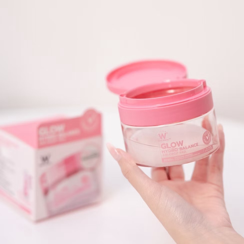 [โทนเนอร์แพด] Wink White AIR-DROP PAD สูตรมอยส์ไฮโดรซูทติ้ง & สูตรโกลว์ ไฮโดรบาลานซ์ 1 กป. 50 แผ่น - รูปที่ 6