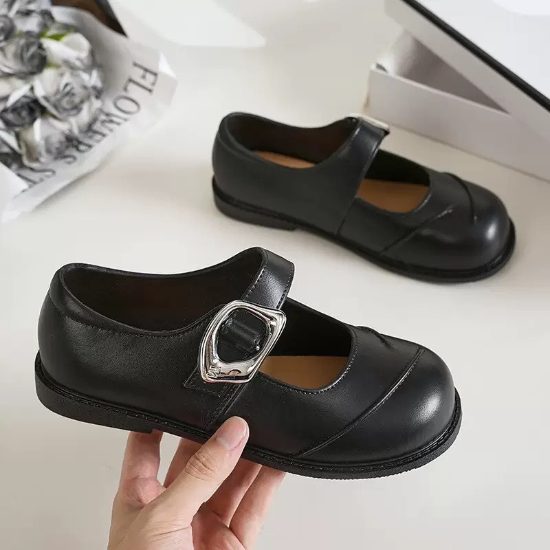 รองเท้าคัชชูผู้หญิง ทรงสุภาพ 👞 พื้น PVC เบา ไม่กัดเท้า ใส่เรียน-ทำงานได้ทุกวัน