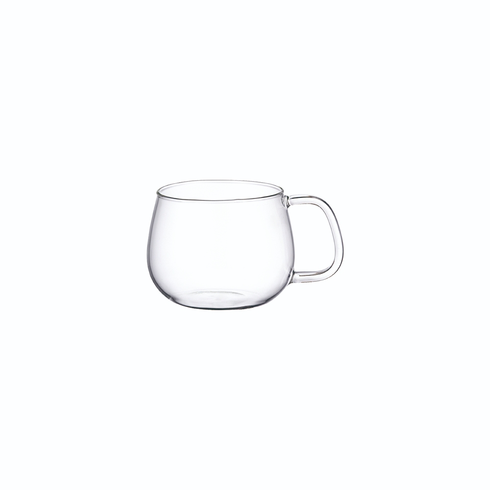 KINTO UNITEA Cup 350ml แก้วน้ำแก้วทนความร้อน ดีไซน์ Minimal หูจับกว้าง จับถนัดมือ (รุ่น 8290)