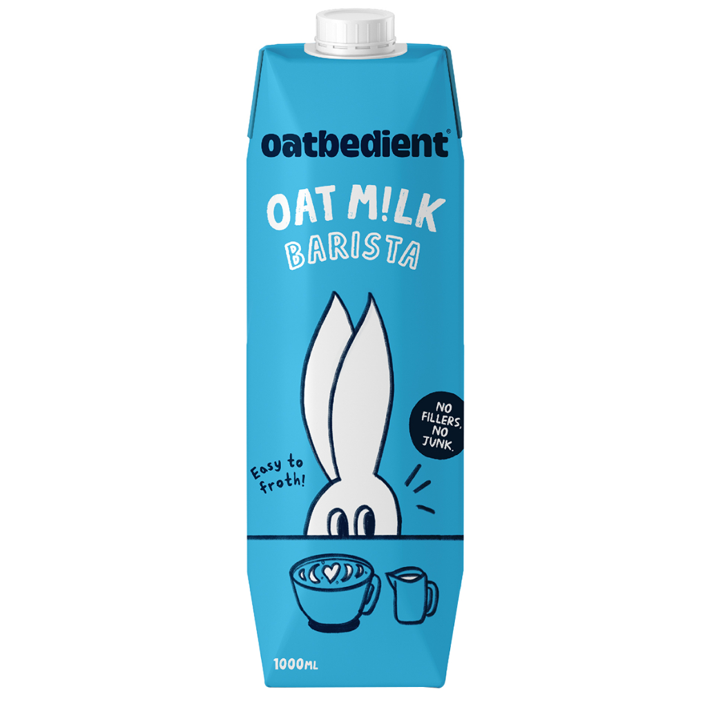 Oatbedient Oat Milk Barista นมข้าวโอ๊ต สูตรบาริสต้า 1L.