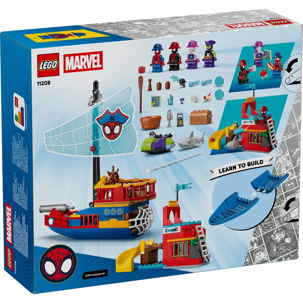 LEGO Spidey ‏11208 سفينة قراصنة فريق سبايدي (201 قطعة) — صورة 4