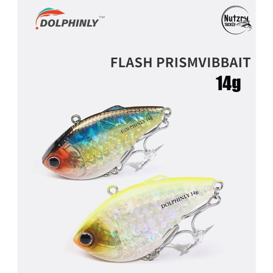 เหยื่อปลอม กระดี่ 3D ขนาด 6cm/14g VIB งานช่อน กระพง กระสูบ