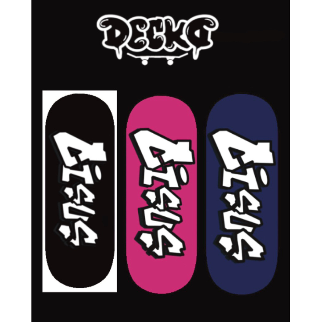 DECKD Fingerboard แผ่นฟิงเกอร์บอร์ด(แถมฟรีกริปเทป) มี2ขนาด32และ34mm