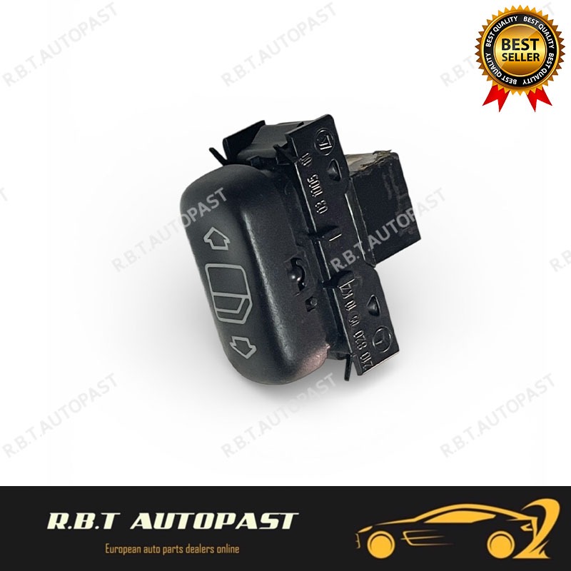 สวิตช์กระจกไฟฟ้าด้านหลังฝั่งคนขับ ของแท้จาก Mercedes Benz  รุ่น W210 E320 หมายเลขอะไหล่A 210 820 05 