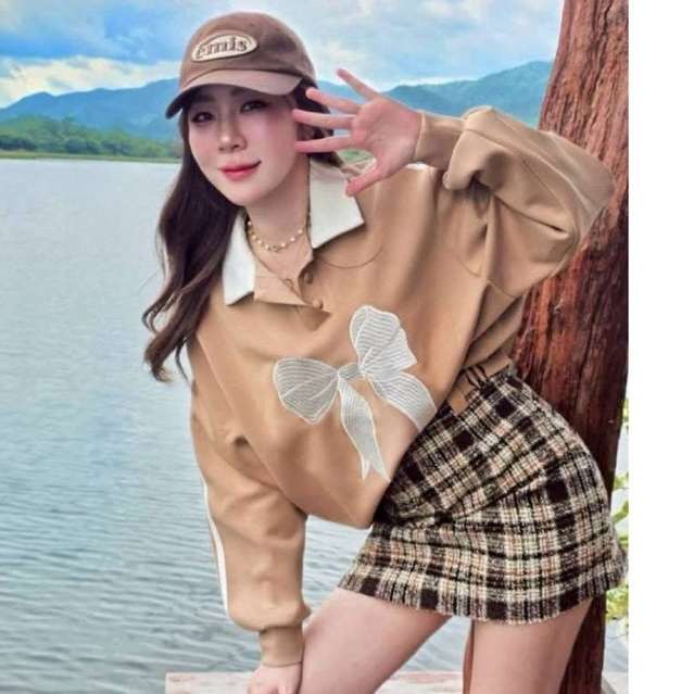 Valley Girl S M เซท2ชิ้นเสื้อ+กระโปรงซับในกางเกง มือ1 ป้ายห้อย สวยมาก