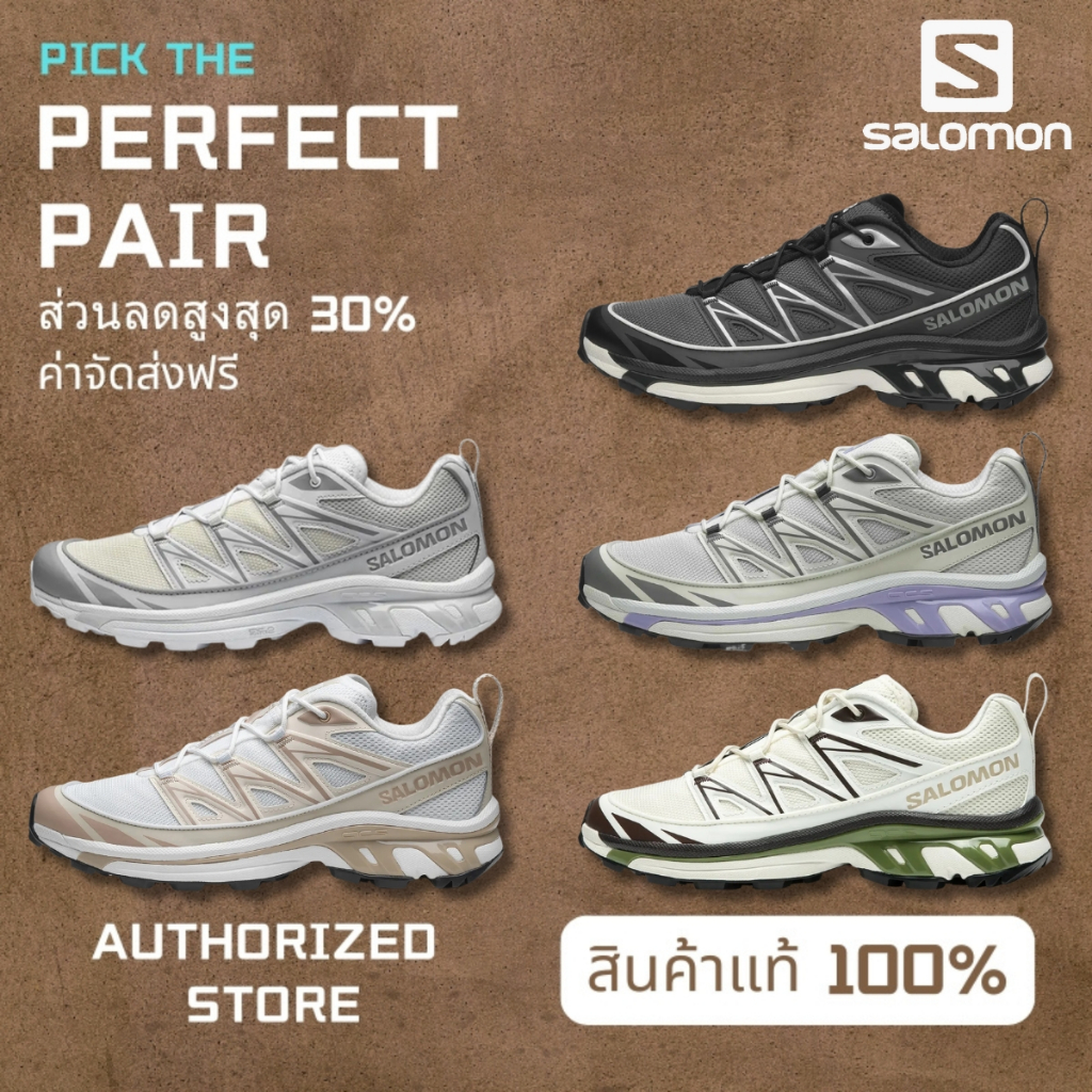 SALOMON XT-6 EXPANSE รองเท้าเดินป่า รองเท้ากีฬา（ของแท้ 100%）