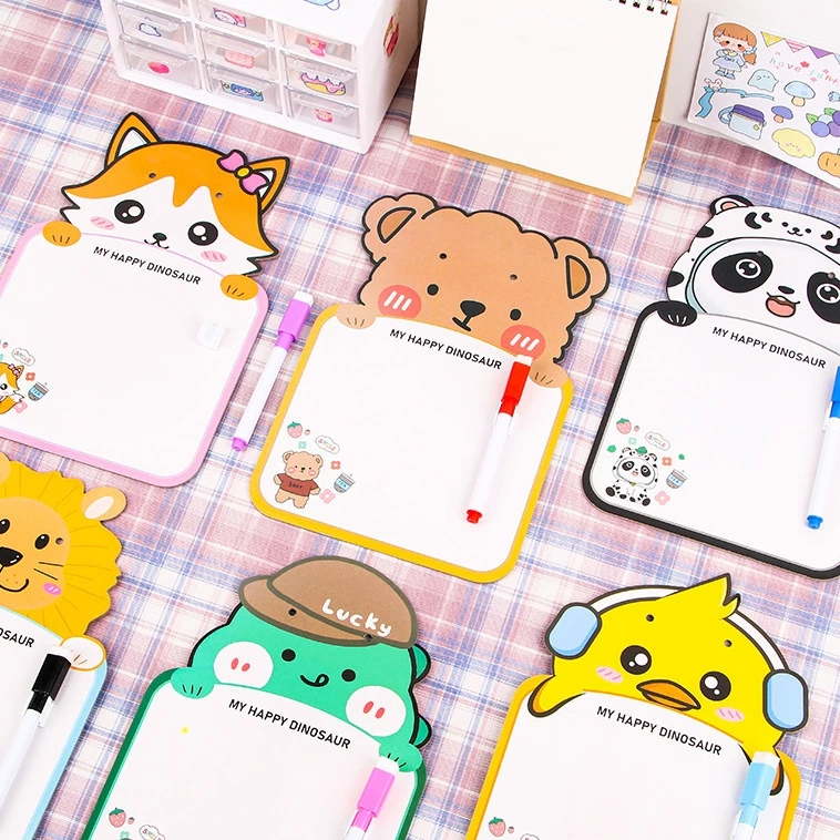🌈🦁กระดานไวท์บอร์ด แถมปากกา🐼กระดานลบออกได้้🌈กระดานวาดรูป📌พร้อมส่งในไทย เครื่องเขียน ของเล่น ขนาดพกพา thumbnail 4