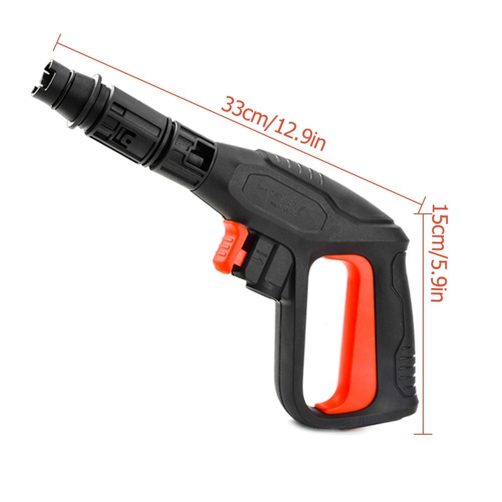 TH-Living ปืนฉีดน้ำแรงดันสูง 14MPA 8MM พร้อมหัวฉีด 3 ระดับ ล้างรถ บ้าน ไม่รั่ว ใช้ง่าย จัดส่งเร็ว - รูปที่ 2