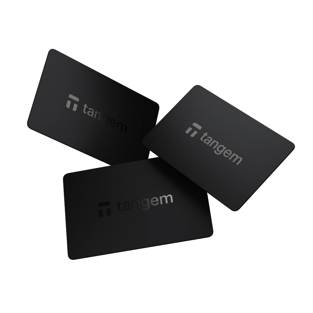TANGEM Wallet Pack of 3 - Secure Crypto Wallet - Trusted Cold Storage for Bitcoin, Ethereum, NFT's &