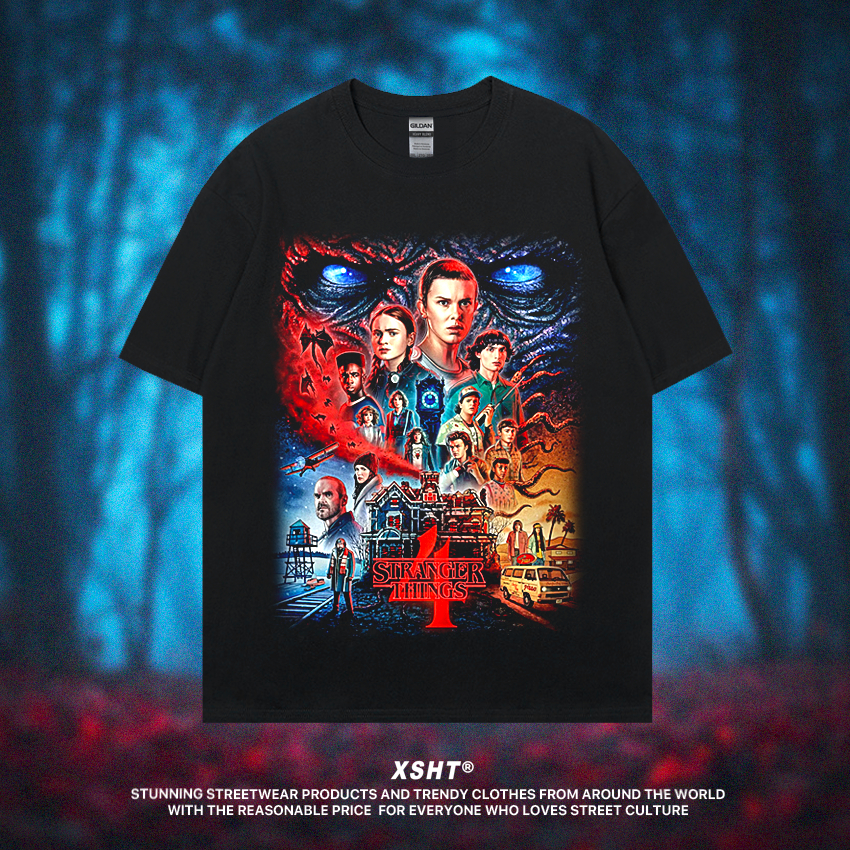 🔥พร้อมส่ง🔥 เสื้อ S.T. Season 4 Tee - Black (สีดำ) by XSHT