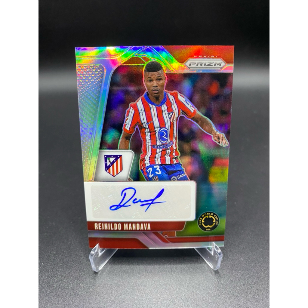 การ์ดฟุตบอล✍🏼ลายเซ็น Reinildo Mandava | 2025 Panini Prizm FIFA Club World Cup – Atlético de Madrid 🇲
