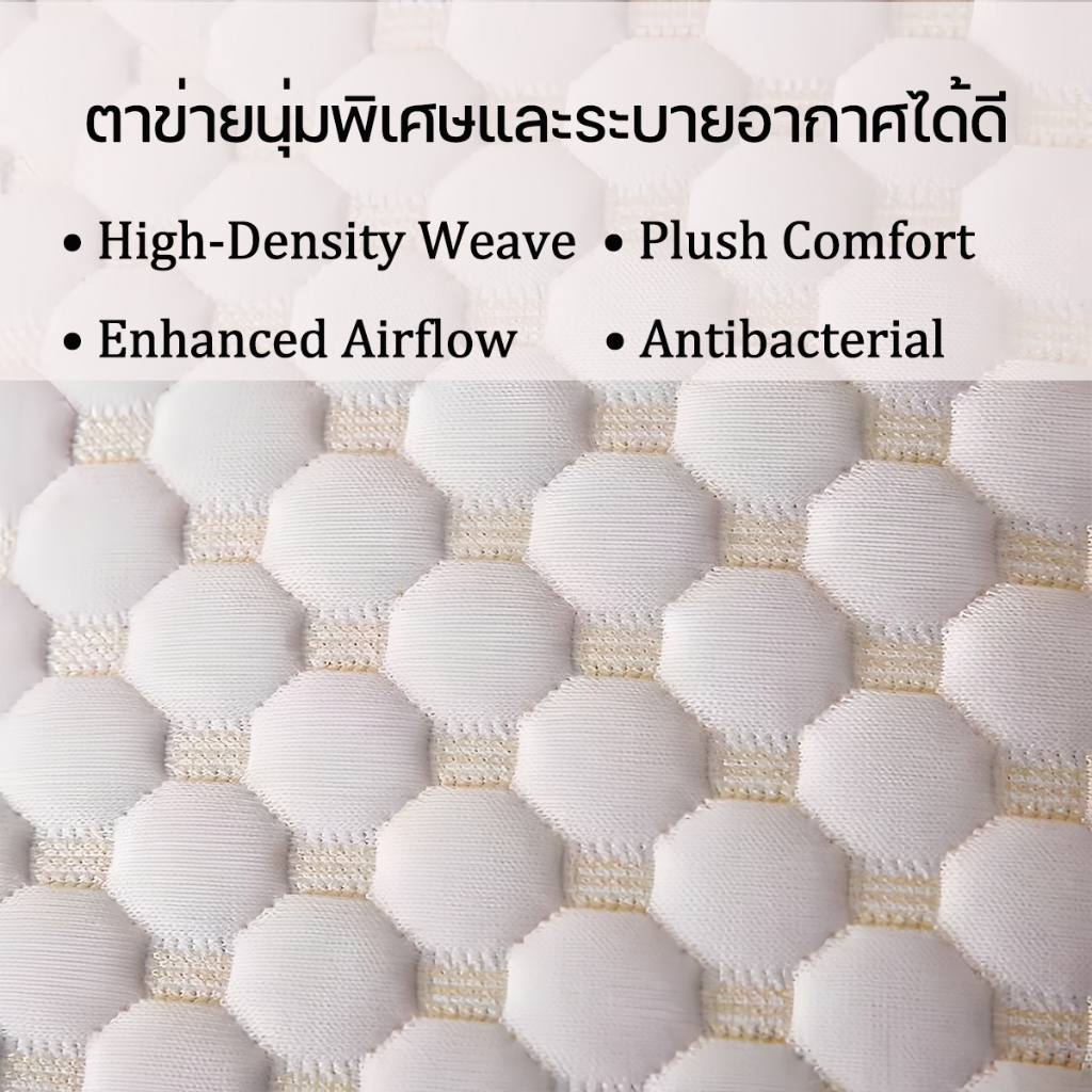 หมอน หมอนสุขภาพ แก้ปวดคอ บ่า ไหล่ หมอนยางพารา นอนหลับสบาย สัมผัสนุ่ม 3D ลดการนอนกรน ป้องกันไรฝุ่น - รูปที่ 2