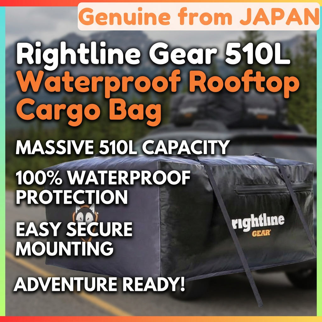 Rightline Gear Roof Rack Bag 510L Waterproof Rooftop Cargo Bag — XL Foldable Roof Box
