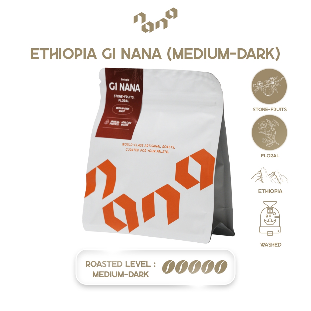 NANA G1 100g by Nana Coffee Roasters เมล็ดกาแฟ คั่วกลาง คั่วเข้ม