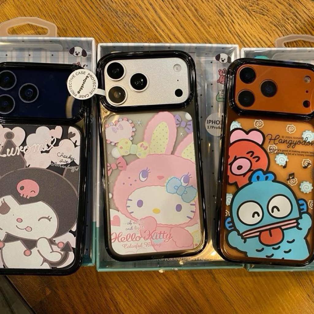 เคสอะครีลิคใสสกรีนลาย งาน oxygen dog ขอบสีเทาดำ งานขอบกันกระแทก