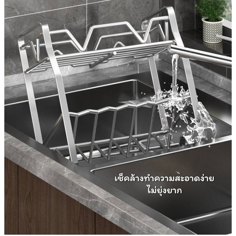 ชั้นวางเครื่องปรุง สแตนเลสแท้3ขนาด ทนทาน ไม่ขึ้นสนิม กันรอยขีดข่วน ช่วยจัดระเบียบห้องครัวประหยัดพื้นที่ ราคา ถูกที่สุด ดีลบีเคเค แกลเลอรีภาพที่ 4
