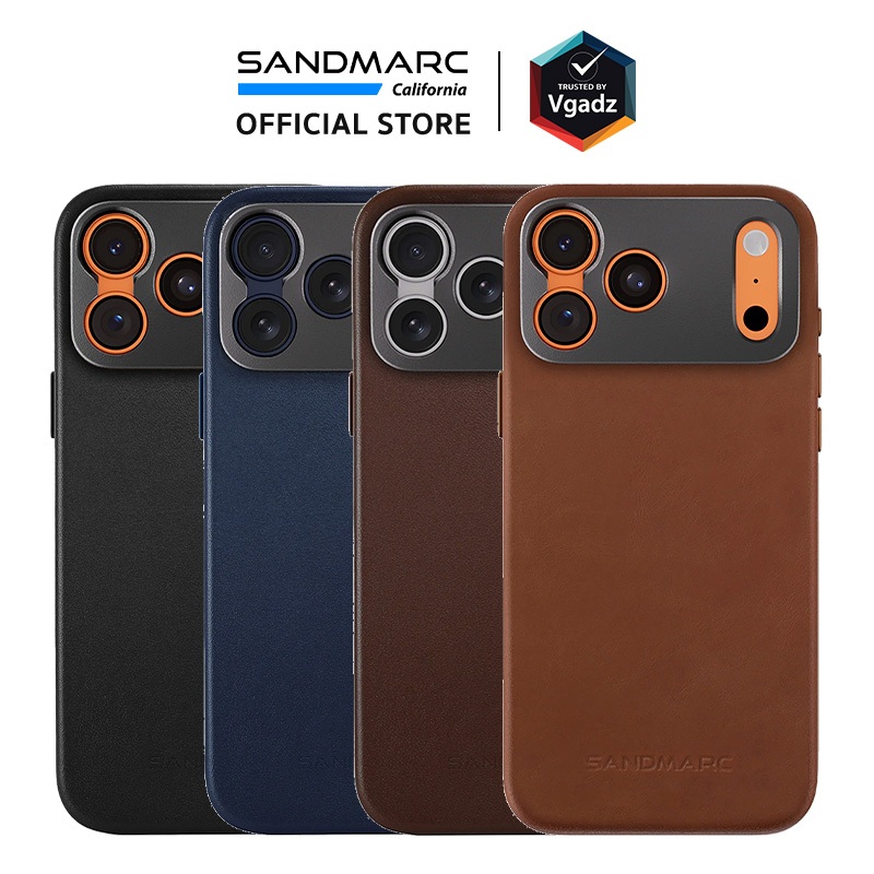 Sandmarc เคสสำหรับ iPhone Air / 17 Pro / 17 Pro max รุ่น Pro Leather Case