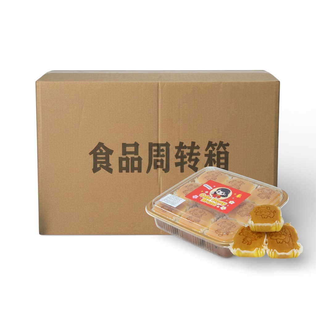 เค้กไข่นมหน้าวัว สุดน่ารัก หอม นุ่ม อร่อยสุดๆ (1 ลังมี 12 กล่อง)