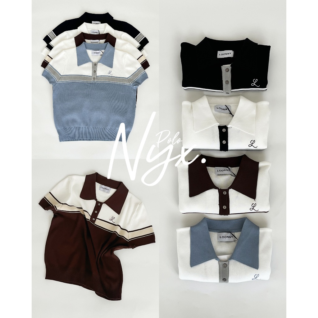 LOONNYSTORE โปโลไหมพรม รุ่น NYX Polo