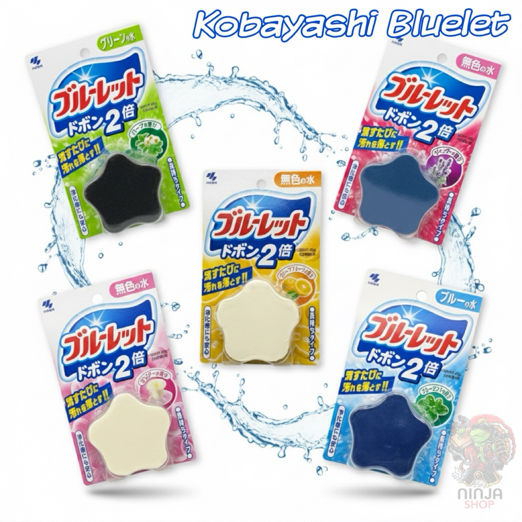 Kobayashi Bluelet ก้อนดับกลิ่นชักโครก แบบ2เดือน