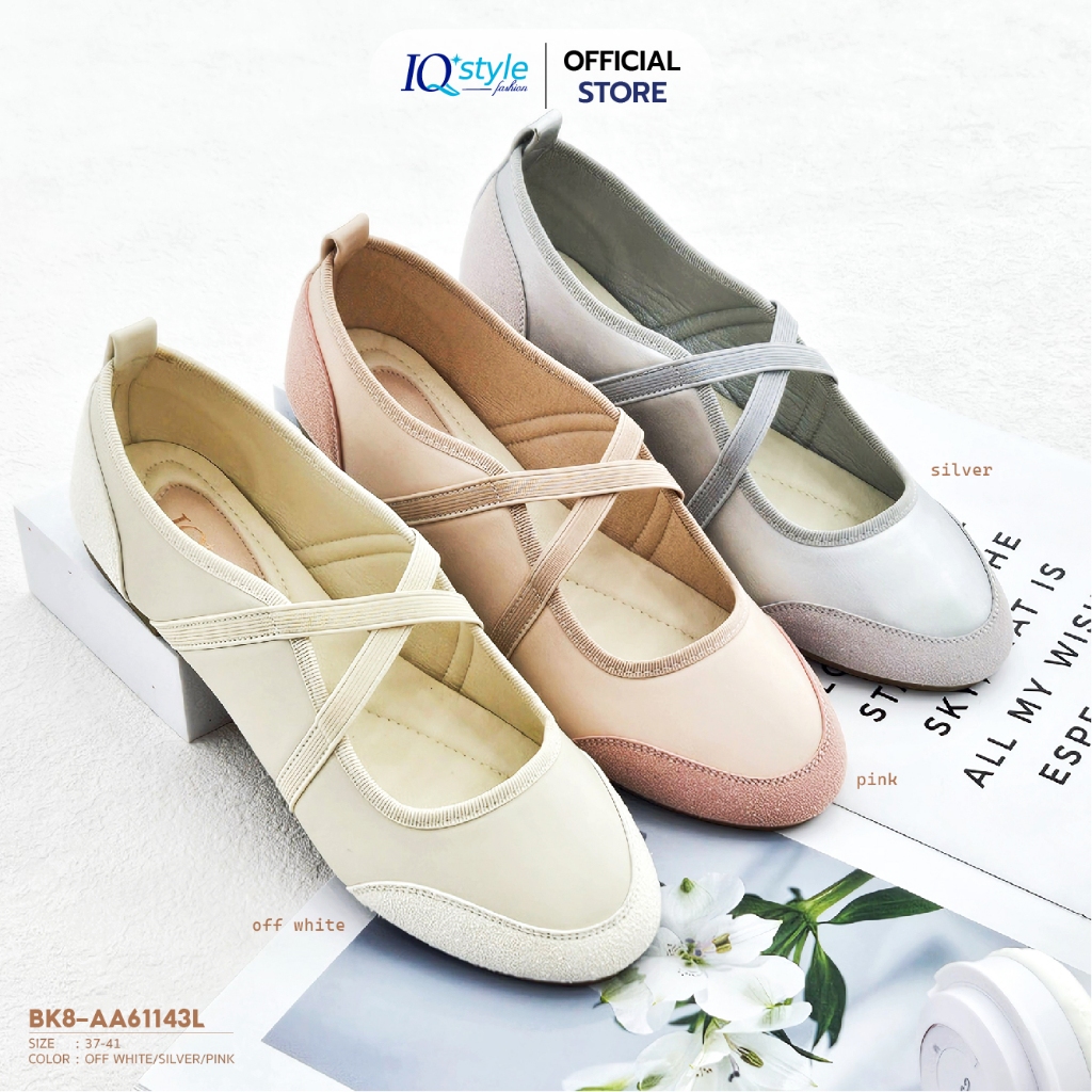 IQ STYLE รองเท้าคัทชูผู้หญิง (Fashion) รหัสBK8-AA61143L