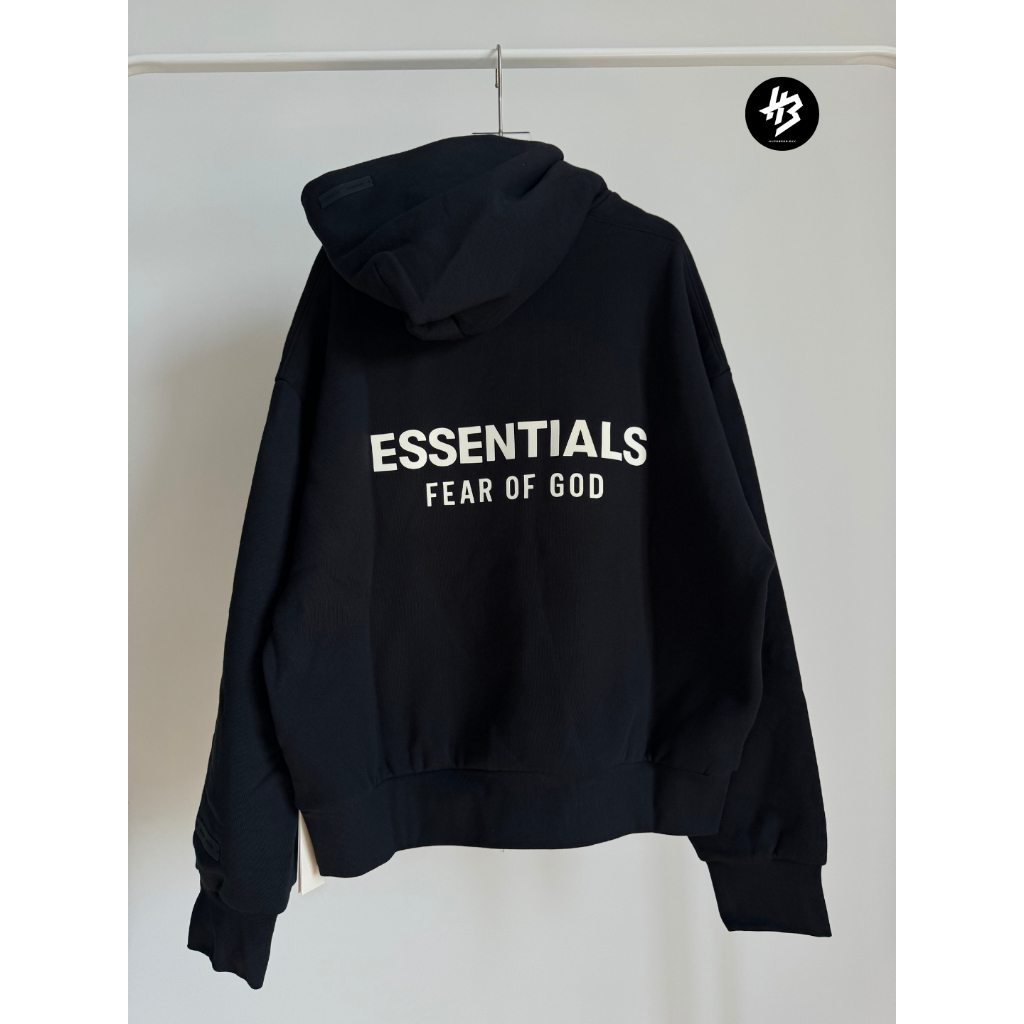 [ของแท้] FOG ESSENTIALS CLASSIC HOODIE VINTAGE BLACK 2025 พร้อมส่ง