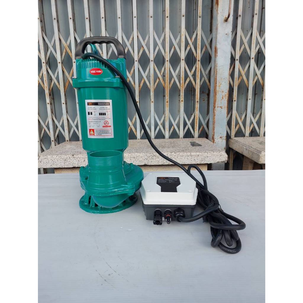 ปั๊ทแช่4 นิ้วโซล่าเซลล์900W DAXIN 48V ใช้ร่วมกับแผงโซล่าเซลล์600W 2แผง