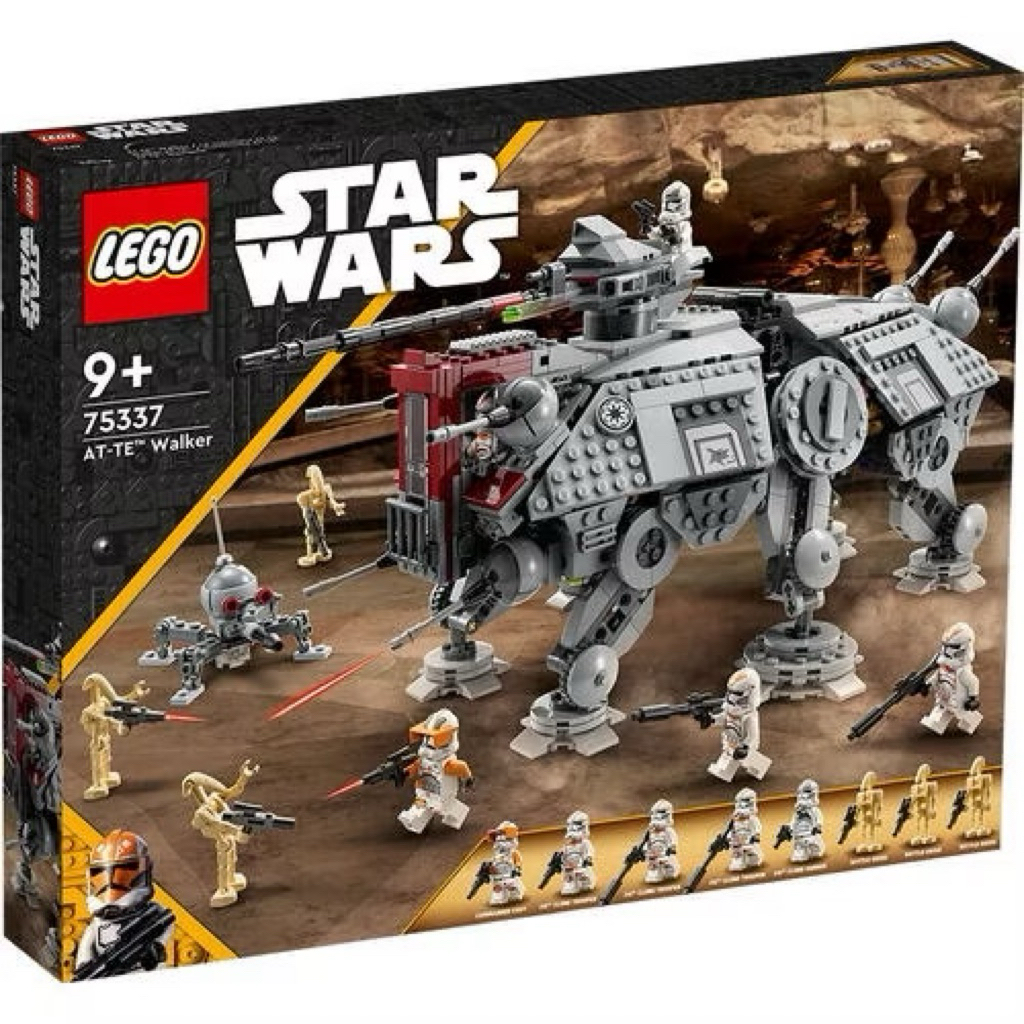 LEGO 75337  Star Wars AT-TE Walker ของเเท้ มือ 1 ของครบ sticker หลุด