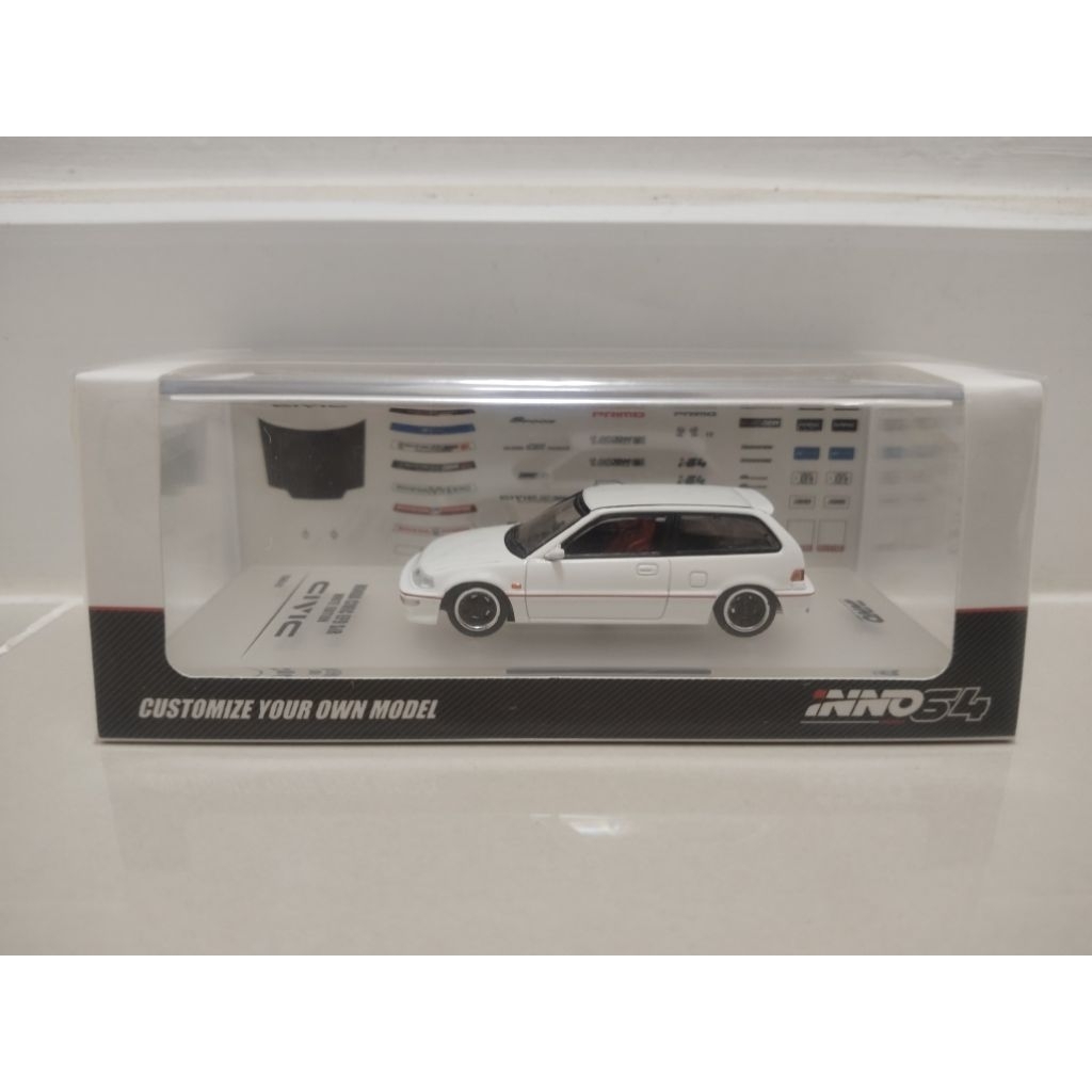 โมเดลรถHonda civic EF 9 Sir INNO64 model