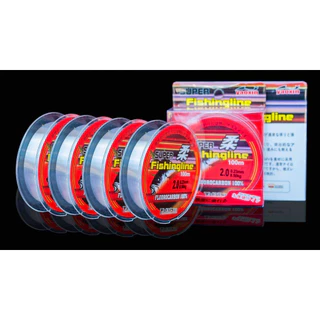 สายเอ็น Super Fishing Line เหมาะสมกับนักตกปลาที่ต้องการ สาย FLUROCARBON 100 % เหนียวทดต่อแรงดึงได้ดี จมน้ำเร็ว