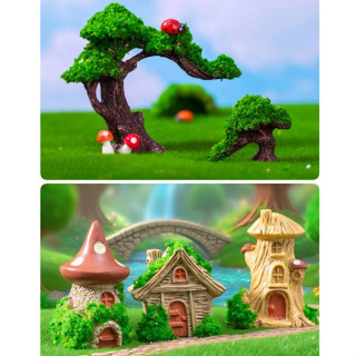 โมเดลต้นไม้ดัด มอสปลอม (ราคา/1ชิ้น)  ตุ๊กตาแต่งสวน จัดสวนถาด…