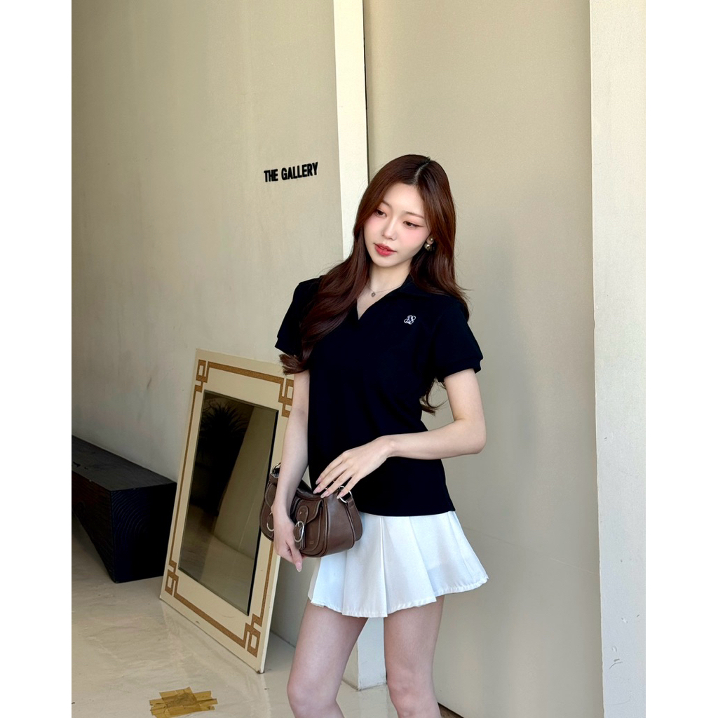 Valen Polo Top : เสื้อโปโลคอวี Longsaidoo_ รูปที่ 7