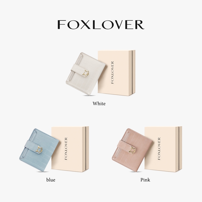 FOXLOVER محفظة نسائية 8 بطاقات — وردي — صورة 2