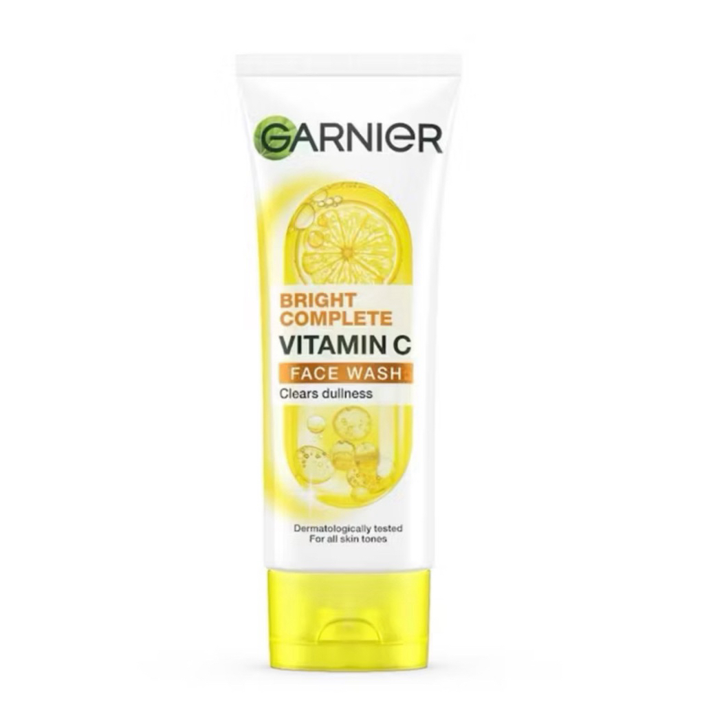 Garnier Bright Complete Vitamin C Face Wash 100 ml.
