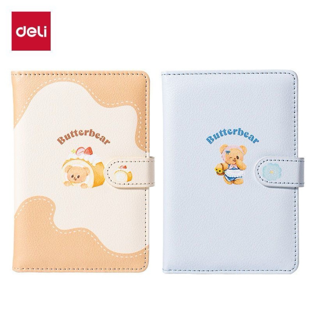 SALE Deli x Butterbear ปกกระเป๋าใส่พาสปอร์ต Passport +สมุด  ของแท้100% บัตเตอร์แบร์ น้องเนย