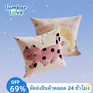 หมอนอิงหนานุ่ม ถอดซักได้ ลวดลายการ์ตูน ตกแต่งบ้าน 45x45 ซม