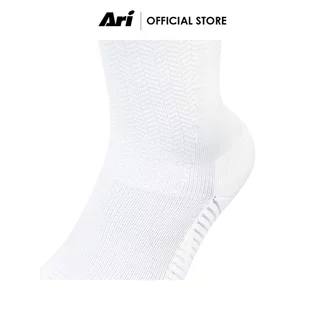 ARI ADEPT TERRY RUNNING CREW SOCKS - WHITE (AHW1706-02) ถุงเท้า อาริ ADEPT TERRY RUNNING สีขาว
