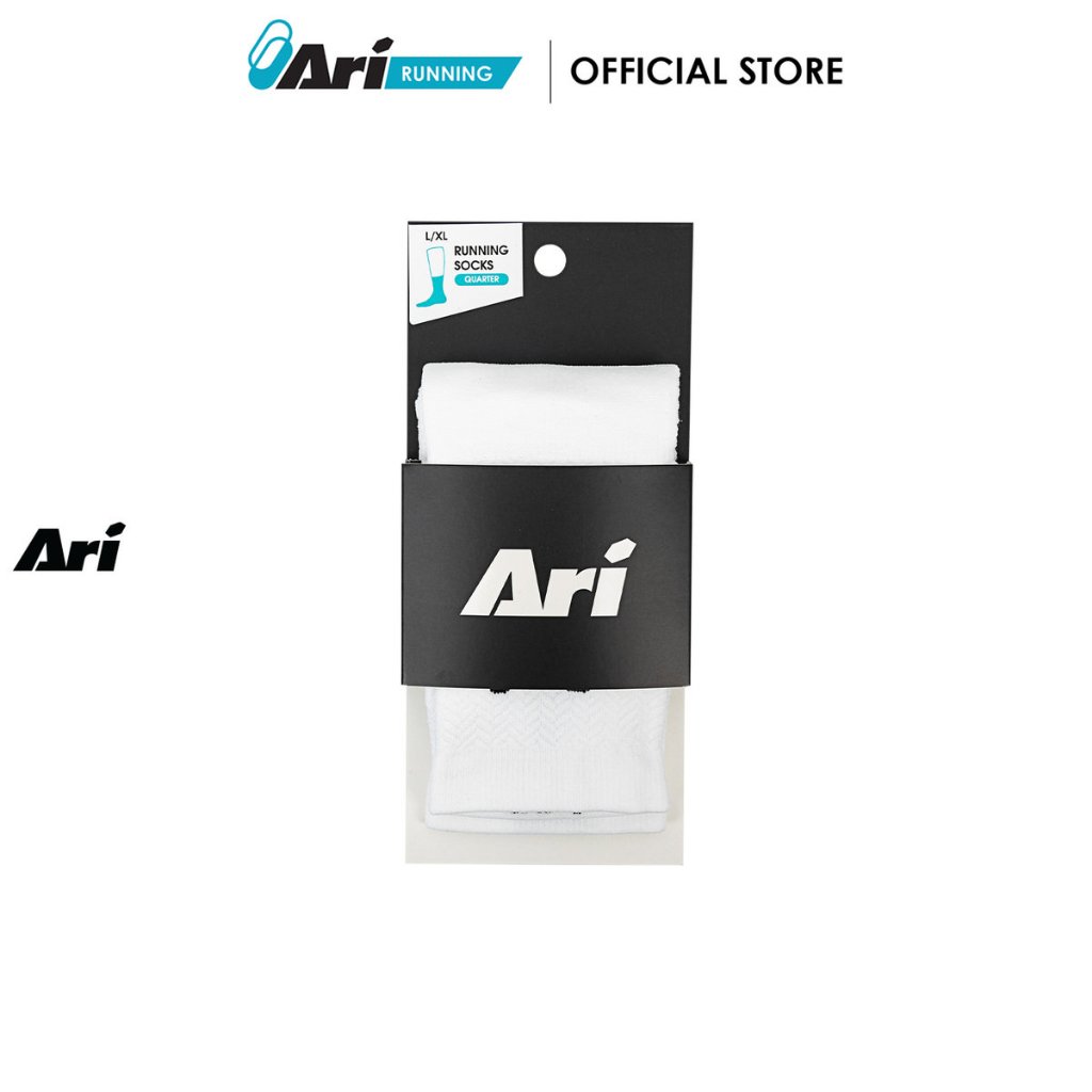 ARI ADEPT TERRY RUNNING QTR SOCKS - ถุงเท้าวิ่ง อาริ TERRY QTR รูปที่ 5