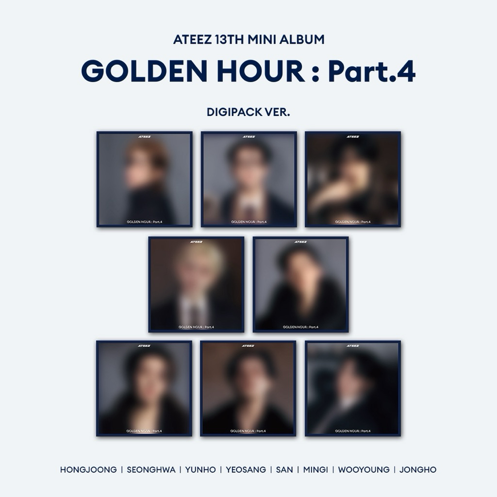 [พร้อมส่งจากไทย 🇹🇭 มีการ์ด POB] Digipack 13TH MINI ALBUM [GOLDEN HOUR : Part.4]