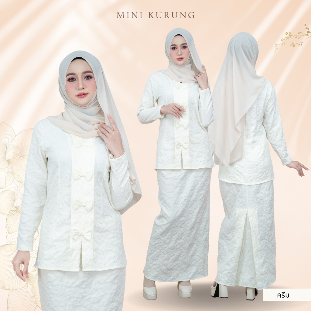 ชุดมินิกูรง สำหรับแฟชั่นมุสลิม มาพร้อมดีไซน์สวยๆ สำหรับมุสลิมะห์ IN42 รุสมีนีมุสลิม - รูปที่ 2