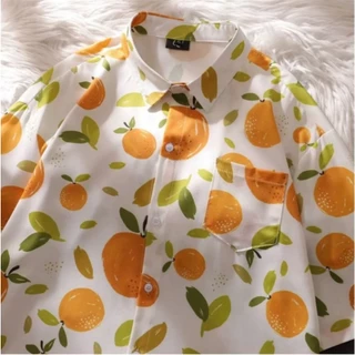 ใหม่ พร้อมส่งเสื้อฮาวายชาย ย้อมดอกไม้เสื้อฮาวาย เสื้อเชิ้ตผู้ชายแขนสั้น เนื้อผ้าดีใส่สบาย