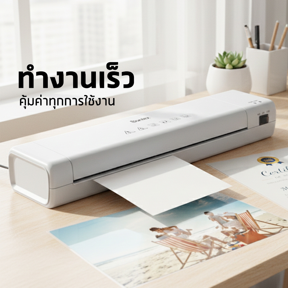 Bantex เครื่องเคลือบเอกสาร A3 A4 300mm/min 80-125mic รูปที่ 6